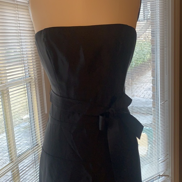 BCBG black strapless dress Size 10 - Picture 2 of 8